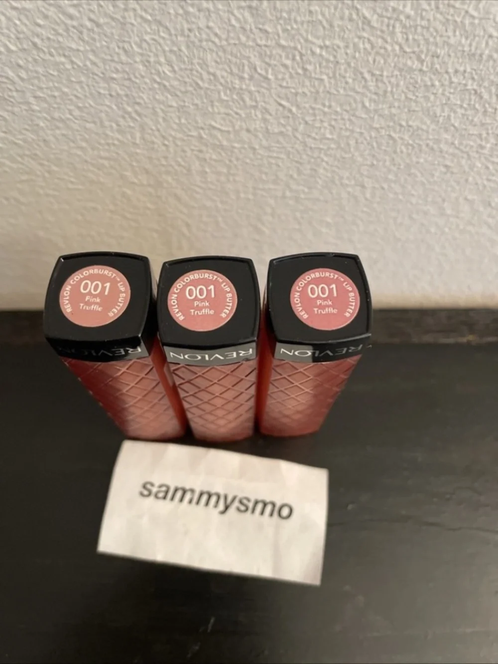 Revlon ColorBurst Lip Butter, 001 Pink Truffle, x3